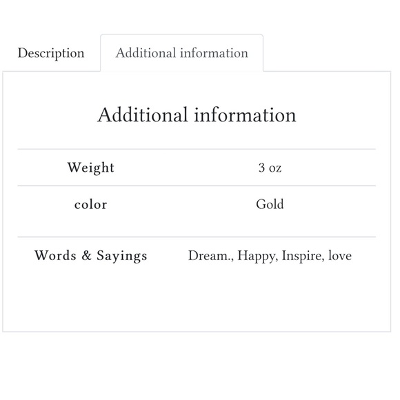 NWT Jook And Nona “Love” Tag necklace, 18 k Gold Plated - Picture 6 of 10